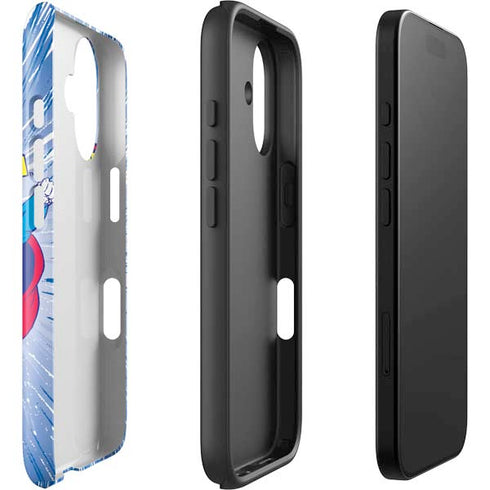 DC Comics Superman Vintage Action Pose iPhone 16 Plus Impact Case